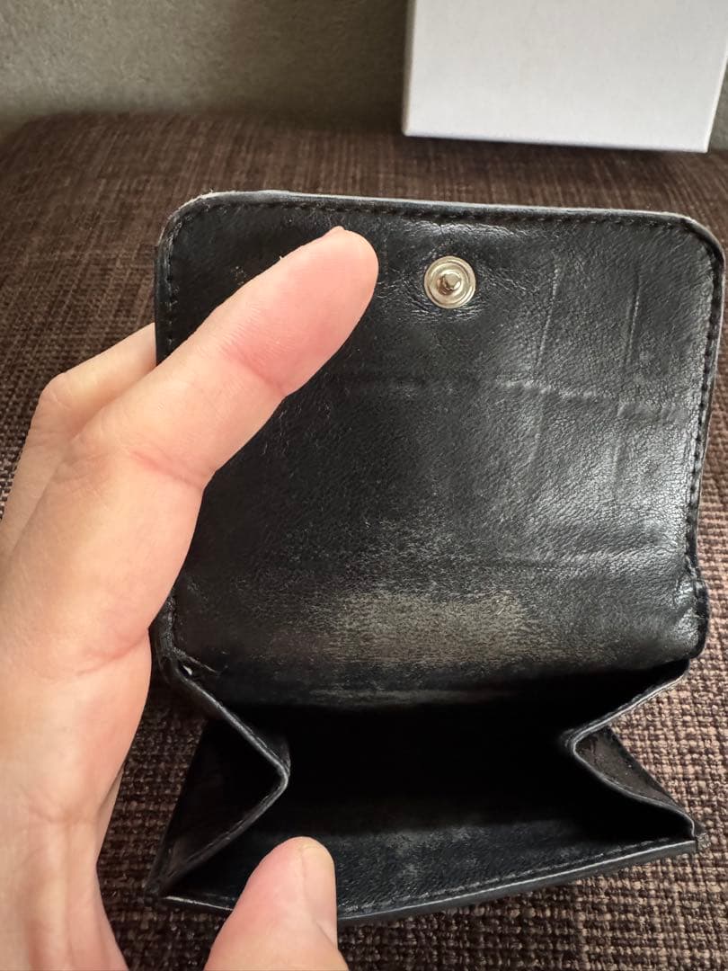 希少❗️バレンシアガ クロコ　ミニ財布