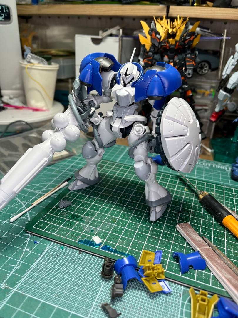 HG　GQ高機動型ギャン（ジョニー・ライデン機）　塗装完成品