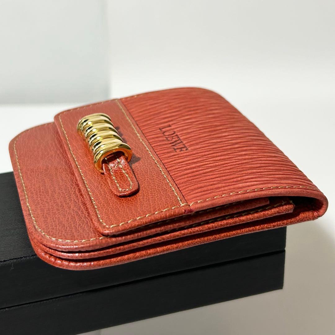 未使用品 LOEWE ロエベ ベラスケス レザー ケース パース