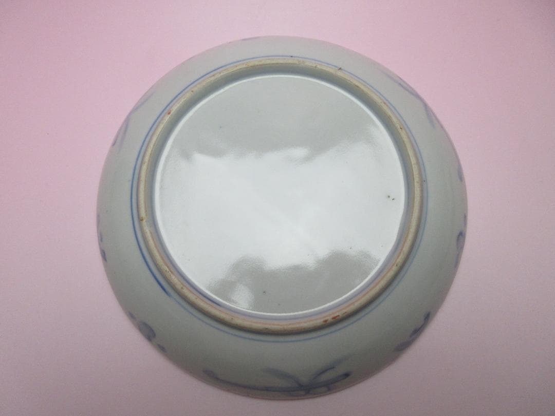 アンティーク古伊万里 中皿 桃紋 5枚 MOR 70627