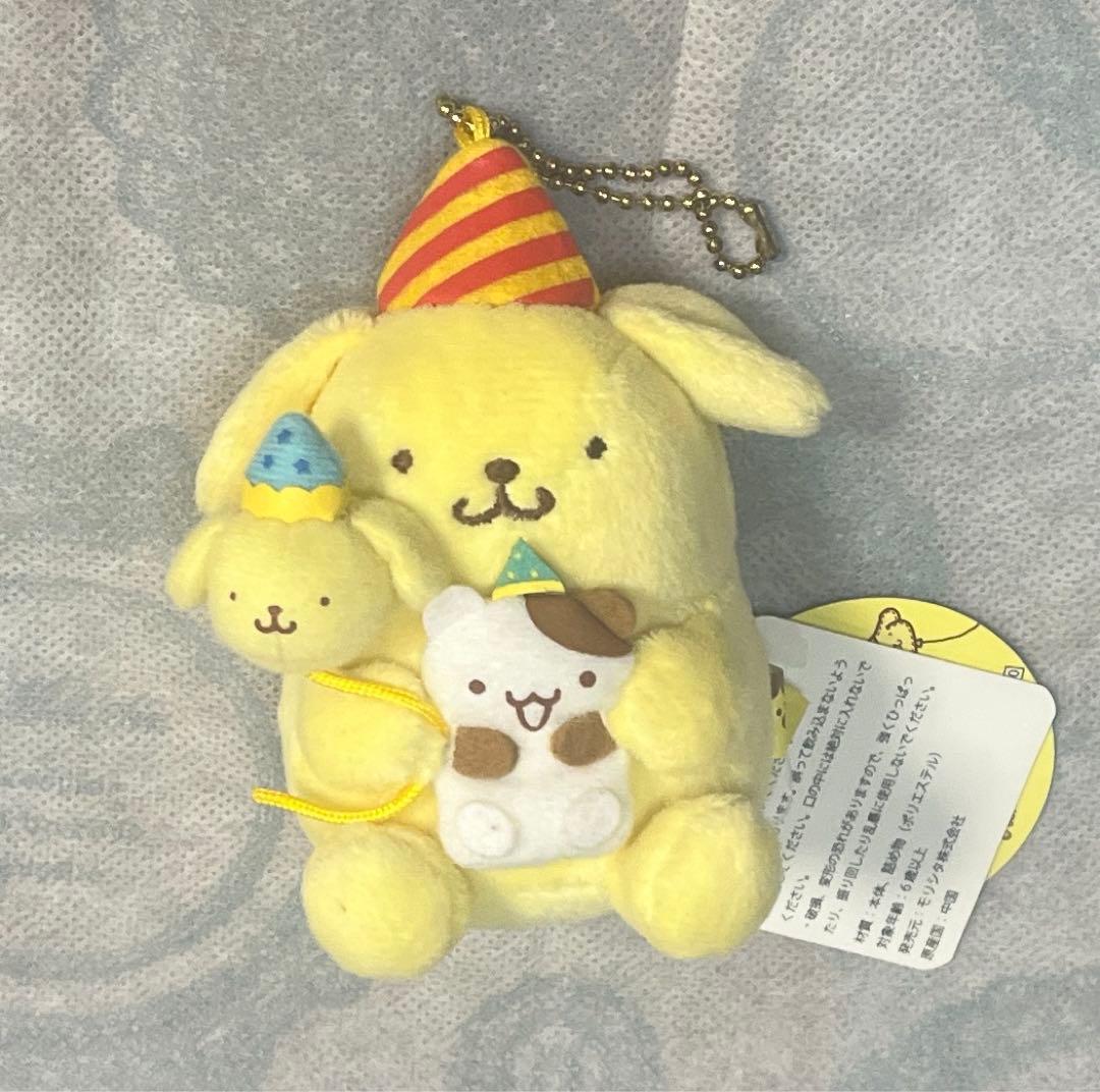 【新品・タグ付き】ポムポムプリン カフェ限定　バースデー　マスコット