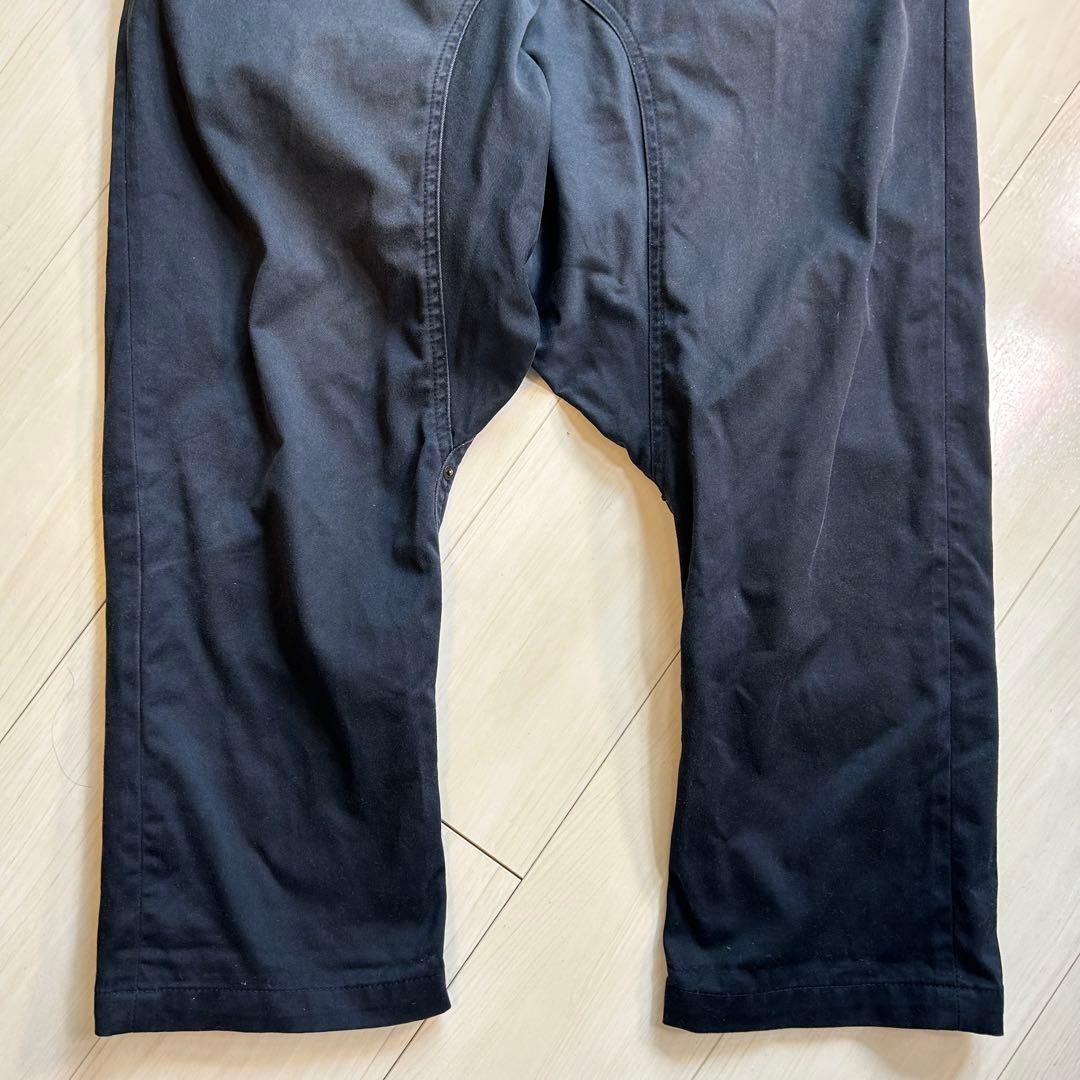 GANRYU ガンリュウ サルエルパンツ チノパン ネイビーL コムデギャルソン