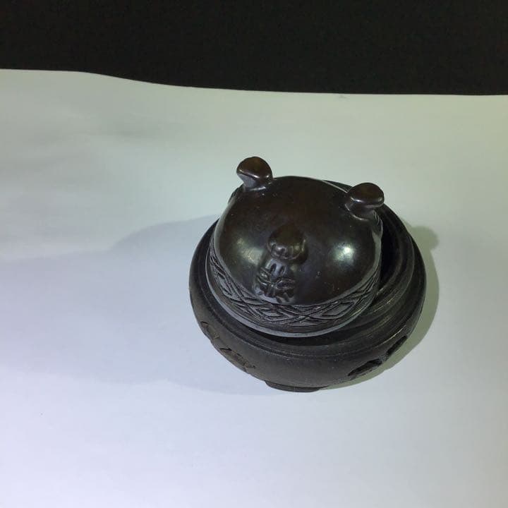 玉彫　三足　銀火屋　ミニ