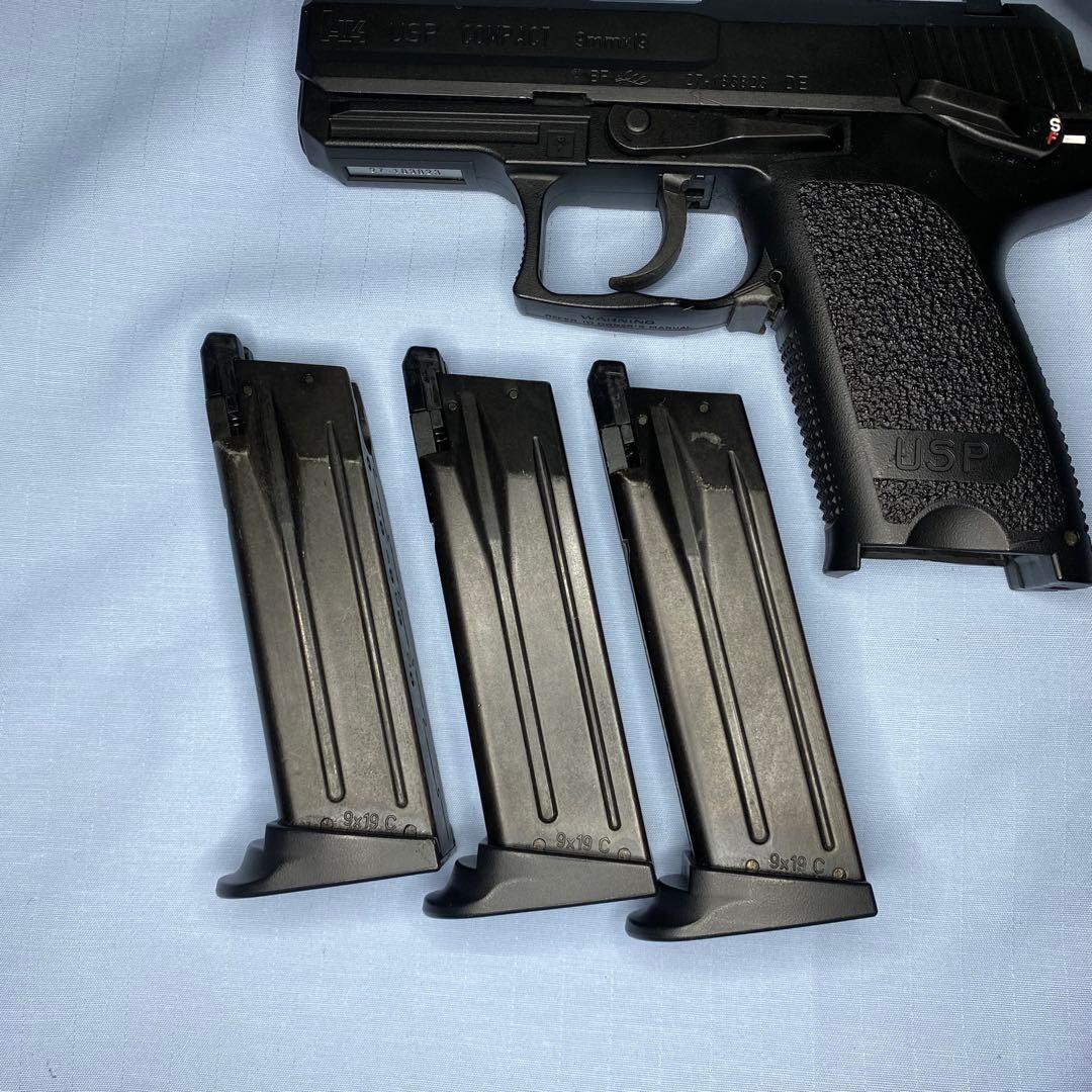 か*る様 美品】東京マルイ GBB USP compact マガジン3本 カスタ