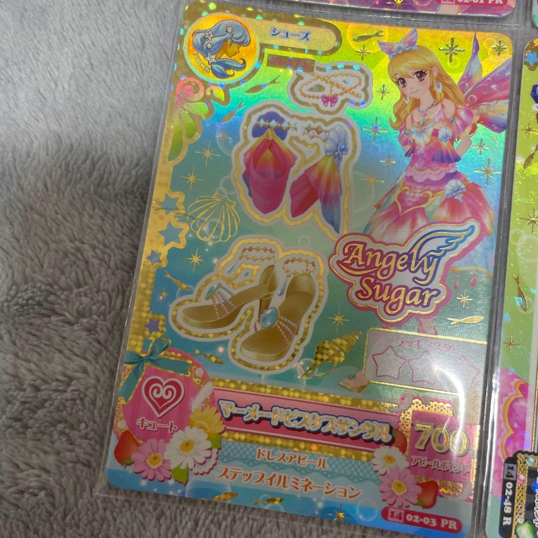 アイカツカード マーメイドピスケス 星座ドレス 星宮いちご