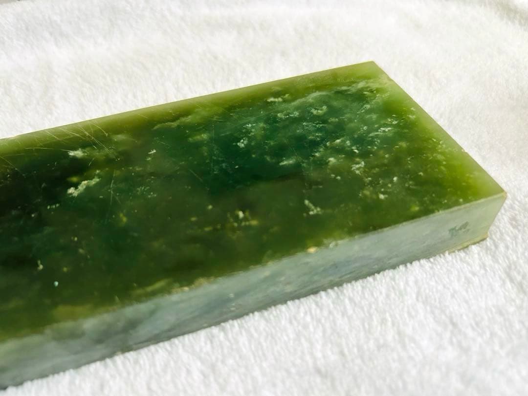 翡翠　延べ棒　約1,228g