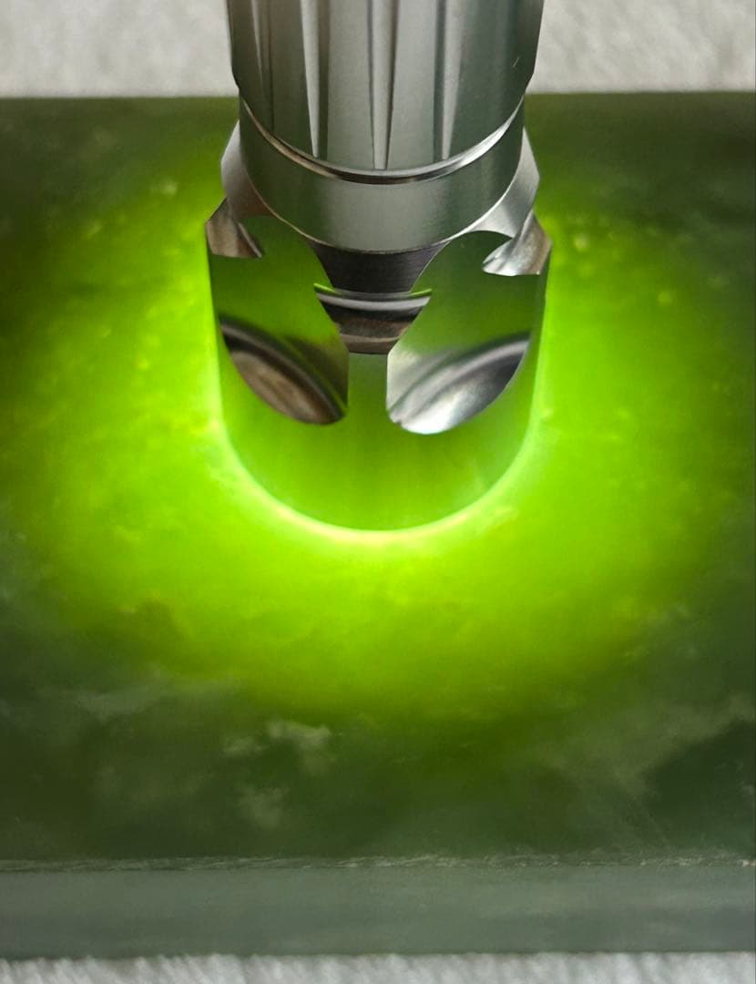 翡翠　延べ棒　約1,228g