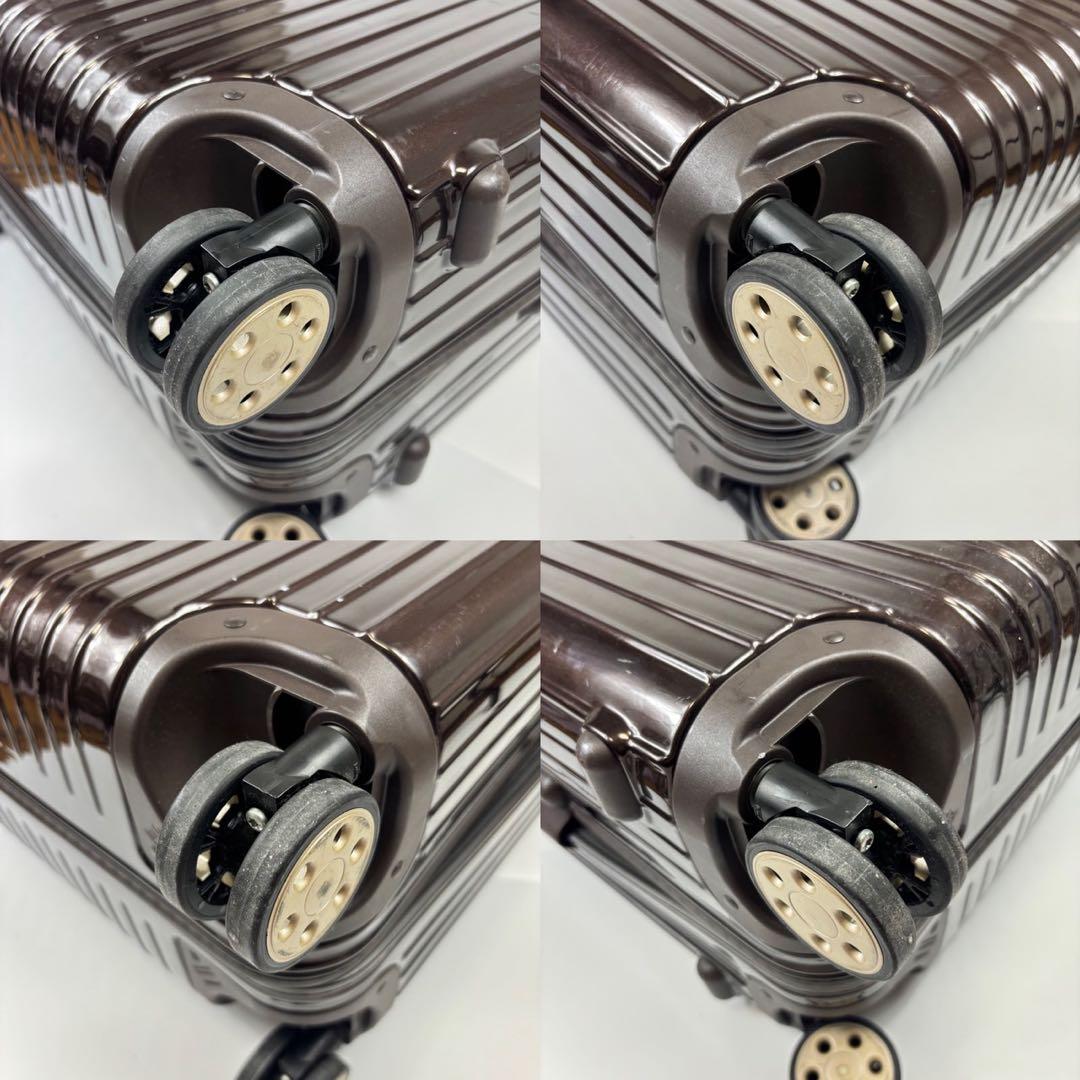 RIMOWA サルサデラックス 4輪 スーツケース マルチ ブラウン 96L