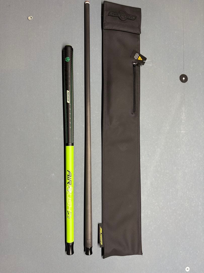 【新品】AIR RUSH ビリヤードキュー ライムグリーン