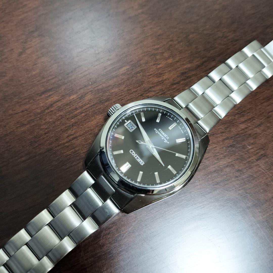 セイコー 自動巻 SARB033 メカニカル メンズ ブラックダイヤル デイト