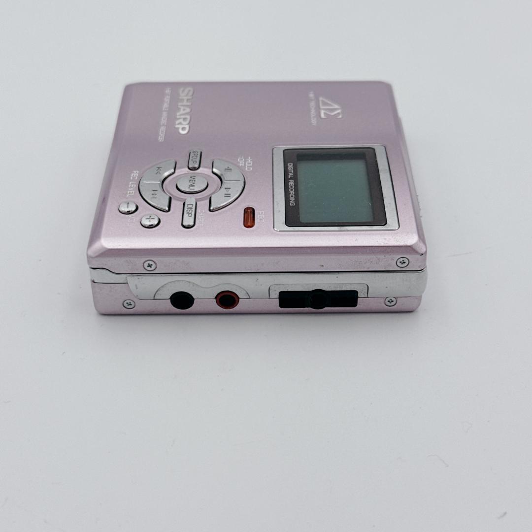 【概ね美品】SHARP MD-DR7-P MDレコーダー ポータブル