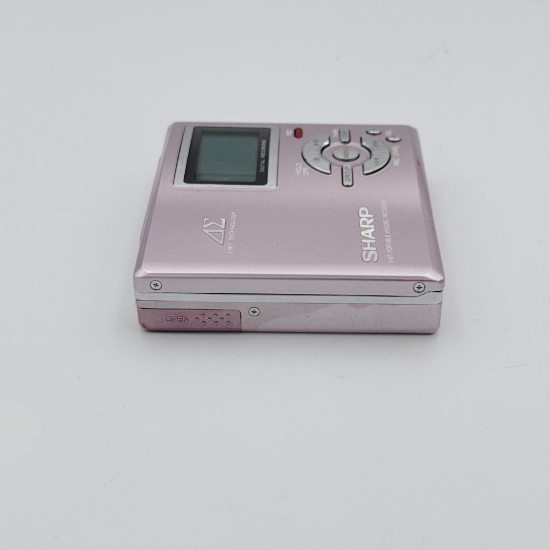 【概ね美品】SHARP MD-DR7-P MDレコーダー ポータブル