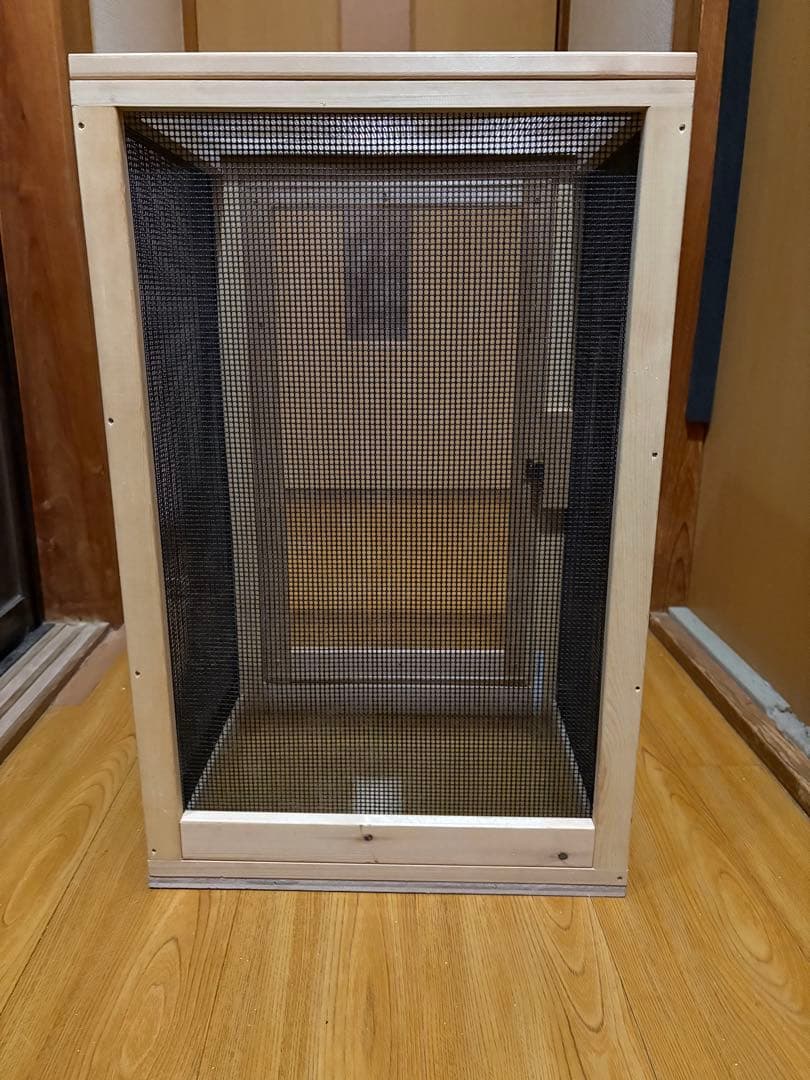 爬虫類ケージ　幅40×奥30×高60 カメレオン　ペット　ケージ　飼育　メッシュ