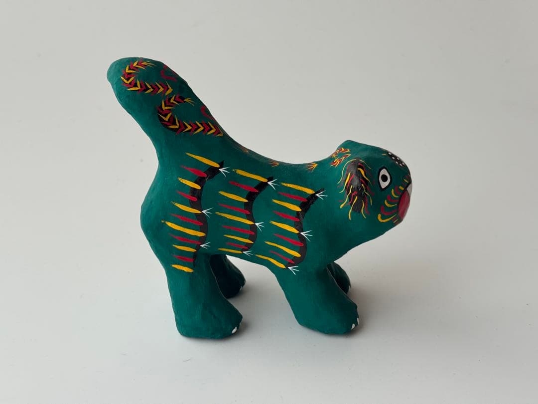 琉球郷土玩具 琉球玩具製作所こくら 唐獅子 沖縄 張子 箱あり