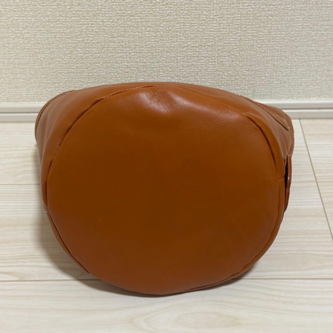 キタムラ 元町 セントバーナード ハンドバッグ レザー 本革 お散歩バッグ