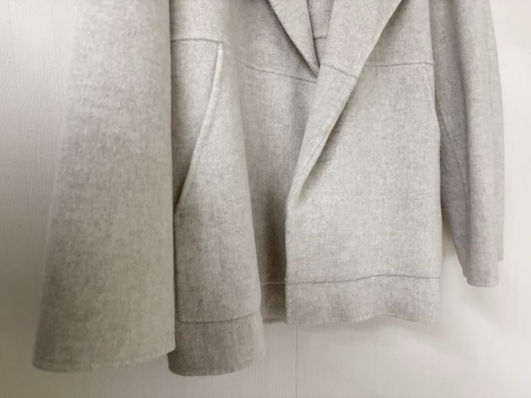 【Plage】ハミルトンハーフコート　ナチュラル 36