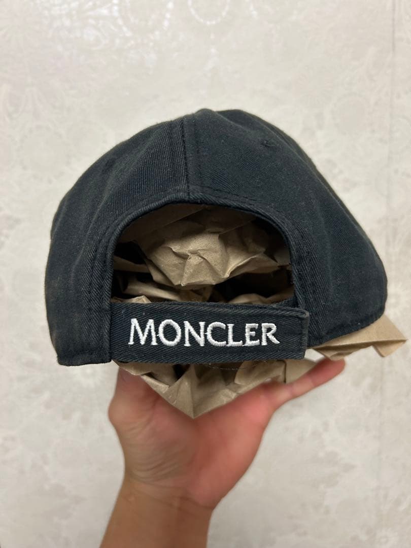 MONCLER モンクレール キャップ ブラック ベースボール