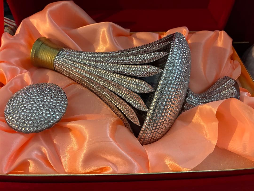 クリスタルデキャンタ トラディションスタイル シルバー