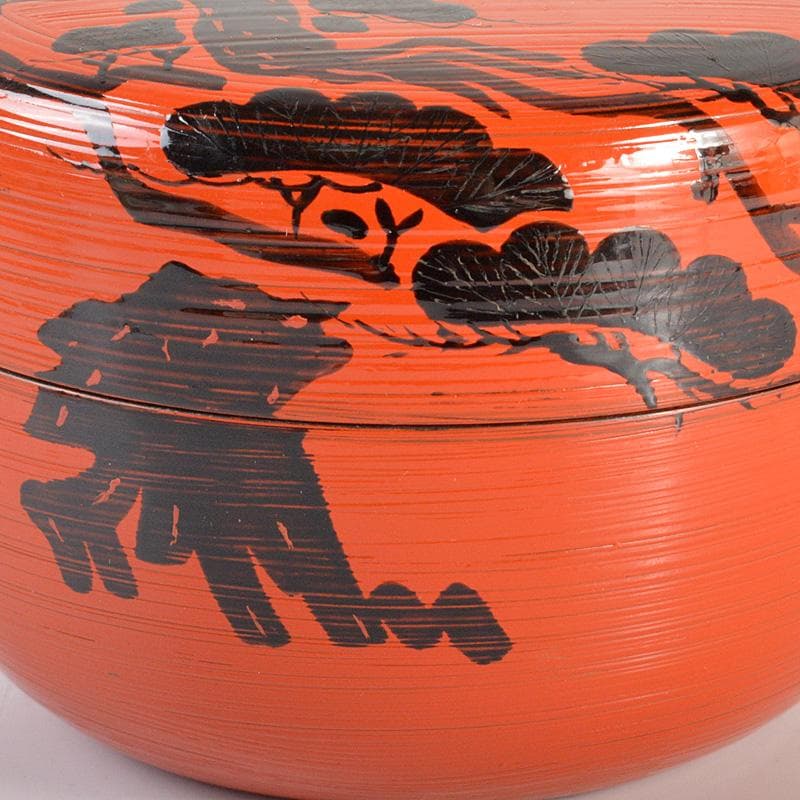 茶道具　林宗良作　淡々斎好写　朝陽棗　共箱　V　5943