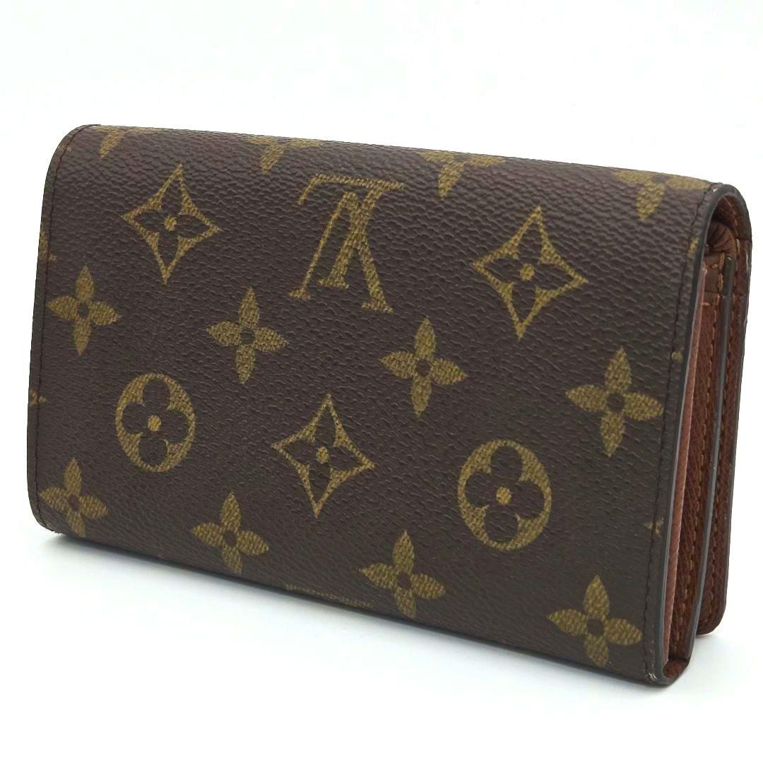 ルイヴィトン ポルトモネビエ トレゾール 二つ折り財布 モノグラム M61730