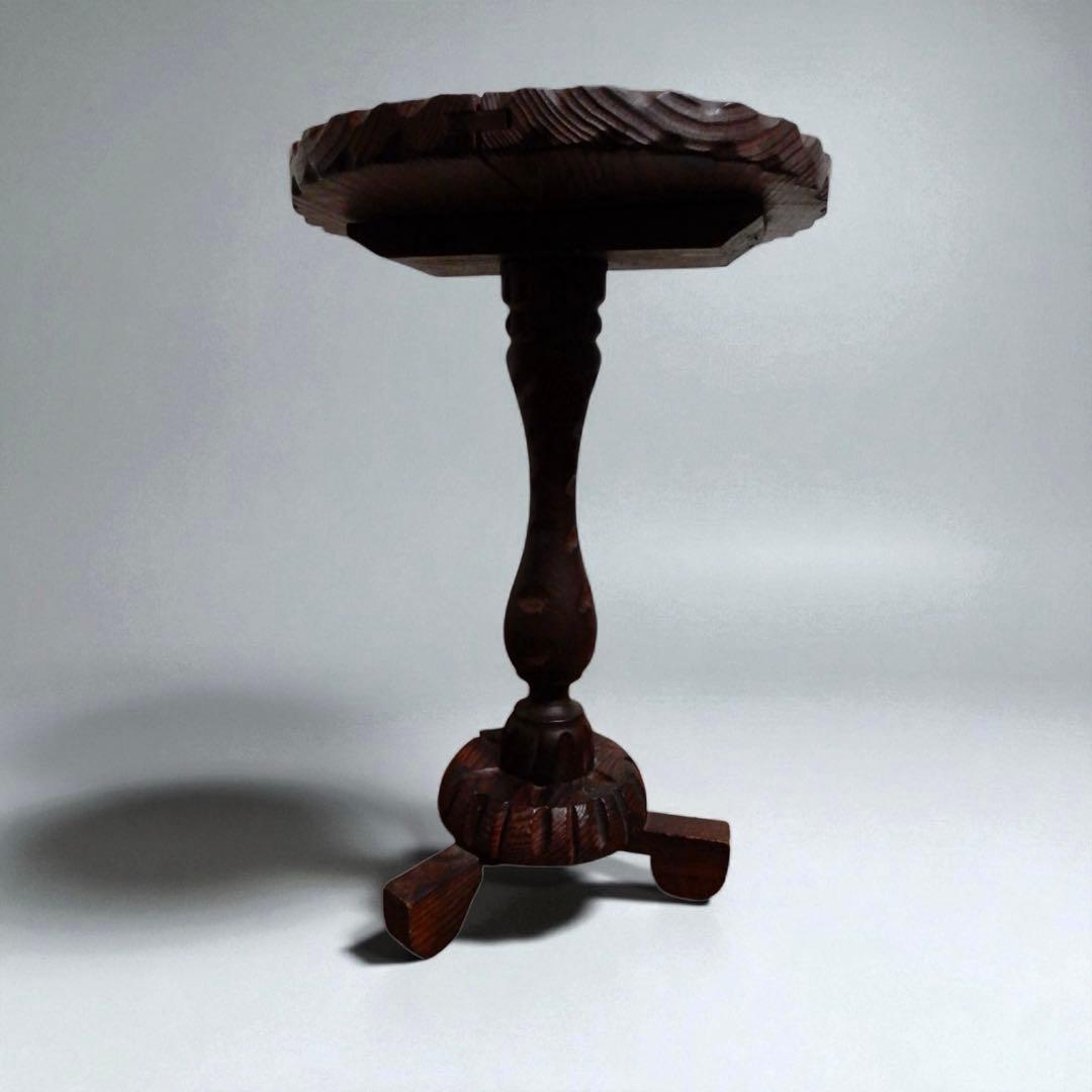 【希少・良品】スペイン製 カントリー家具 テーブル＆チェア2脚　アンティーク