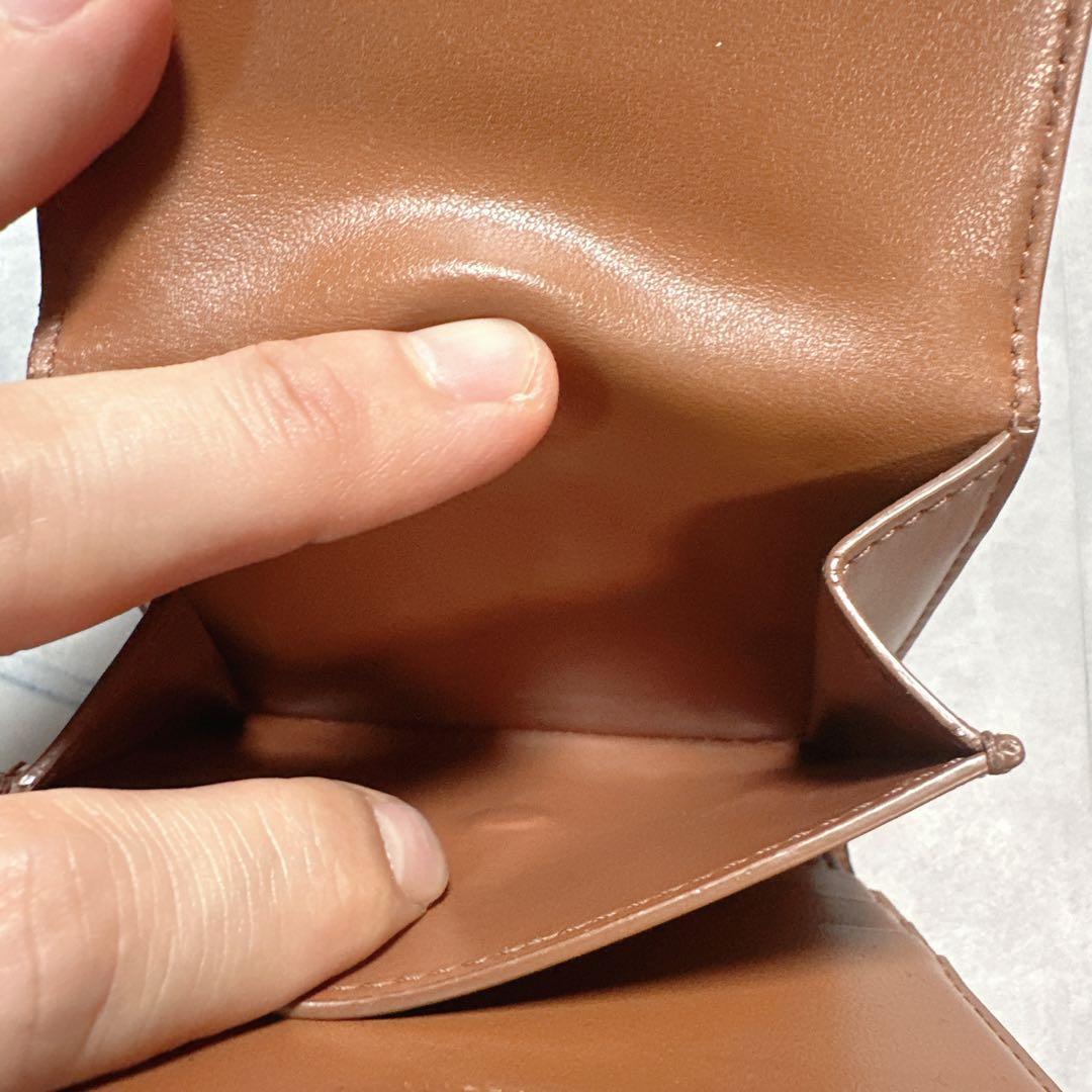 CELINE セリーヌ マカダム ３つ折り財布 ブラウン 総柄 ウォレット