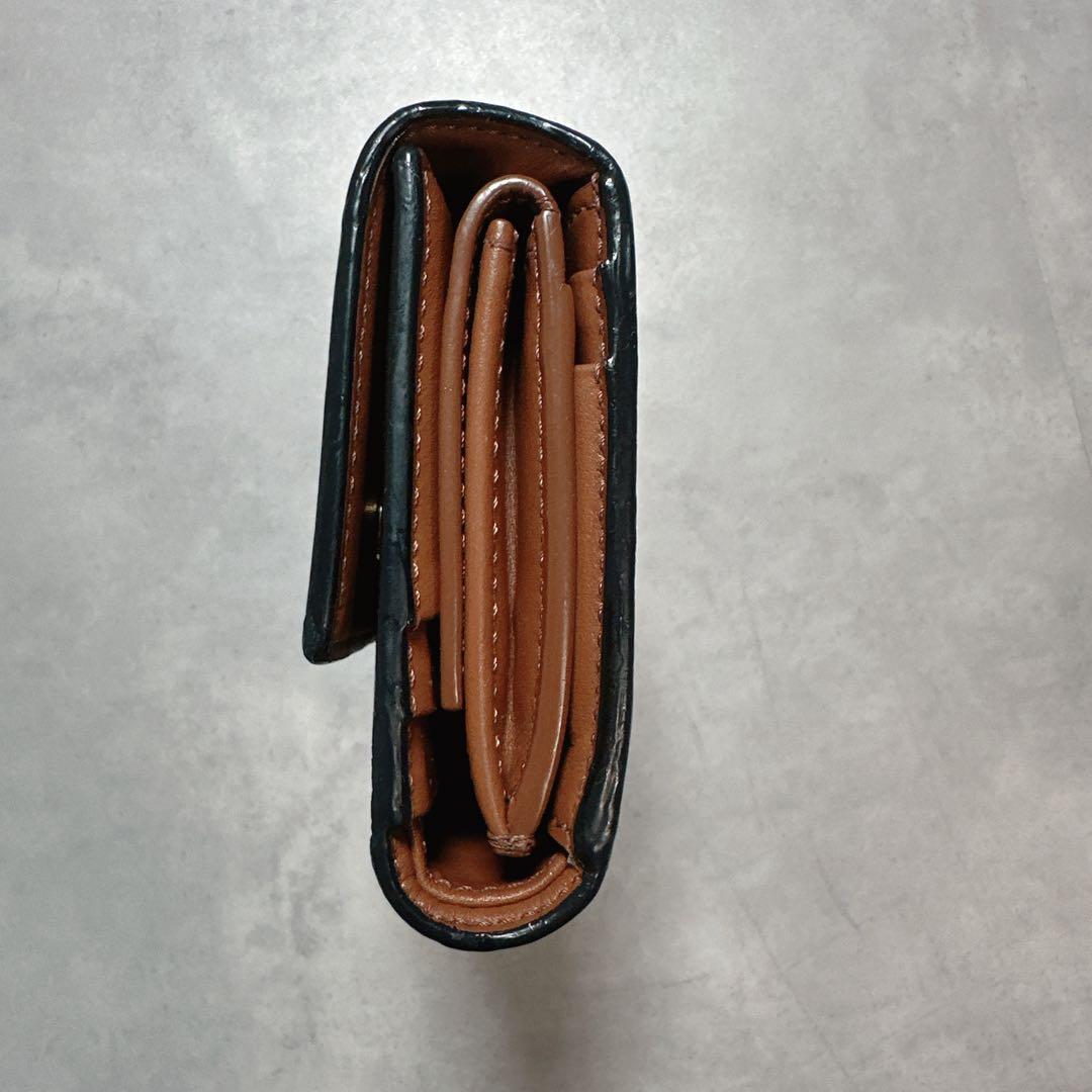 CELINE セリーヌ マカダム ３つ折り財布 ブラウン 総柄 ウォレット