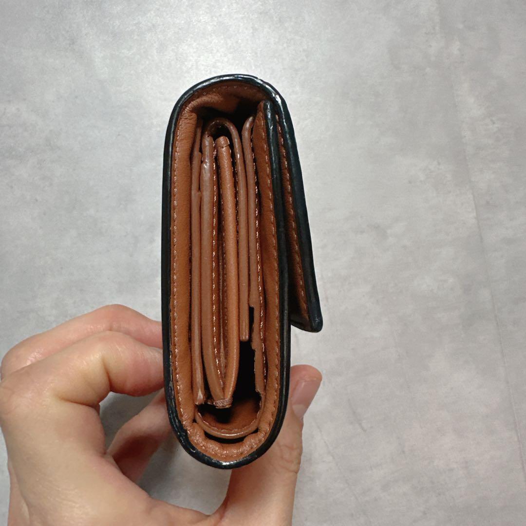 CELINE セリーヌ マカダム ３つ折り財布 ブラウン 総柄 ウォレット