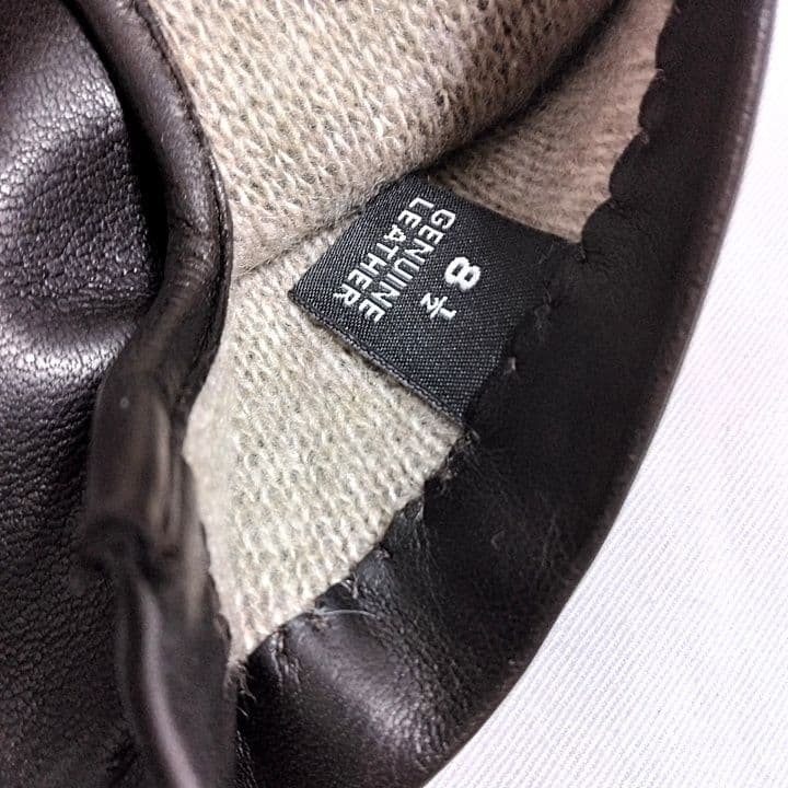 Paul Stuart(ポールスチュアート)　ラムレザー×カシミヤ　手袋　メンズ