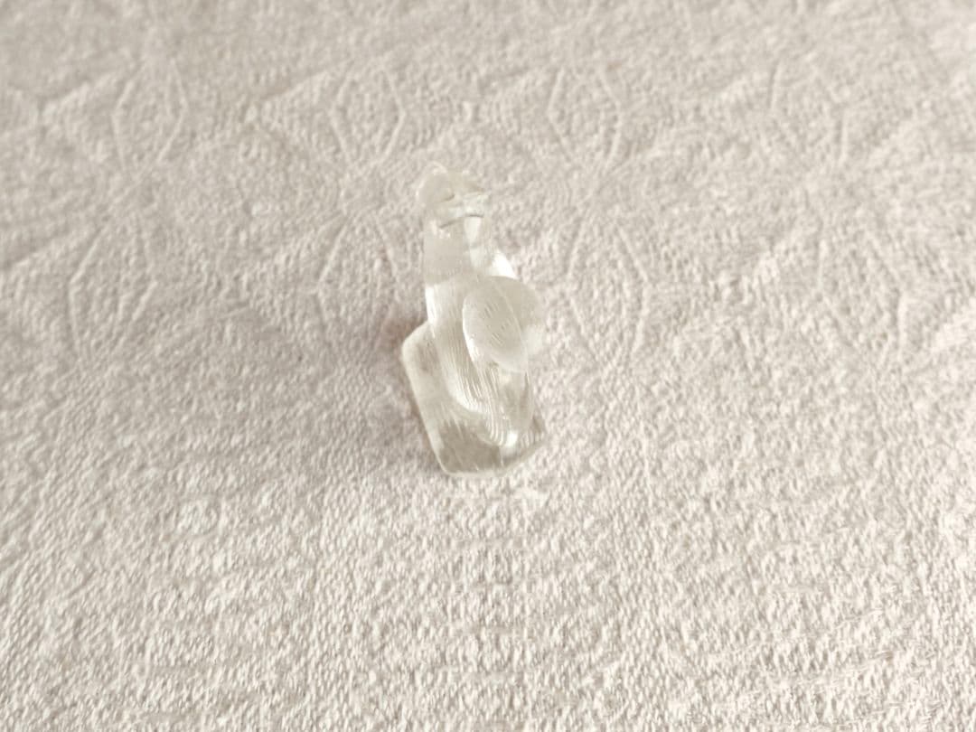 * vintage glass figure ୨୧ * ガラスの リスさん