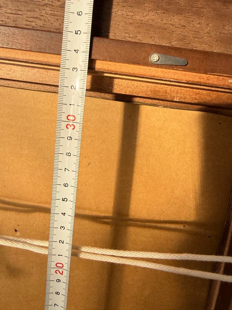 アンティーク調装飾的な木製額縁 ブラウン系　倉庫① 1/27 P6サイズ？