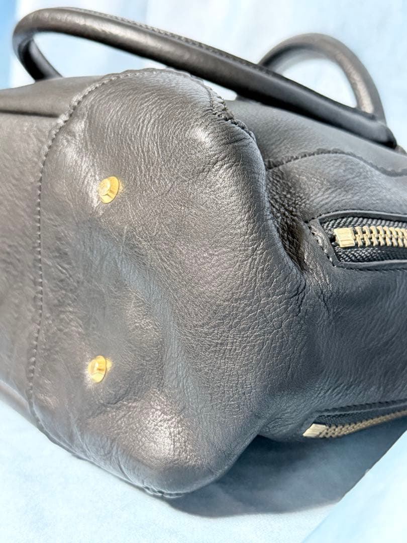 Vivienne Westwood レザーショルダーバッグ 黒