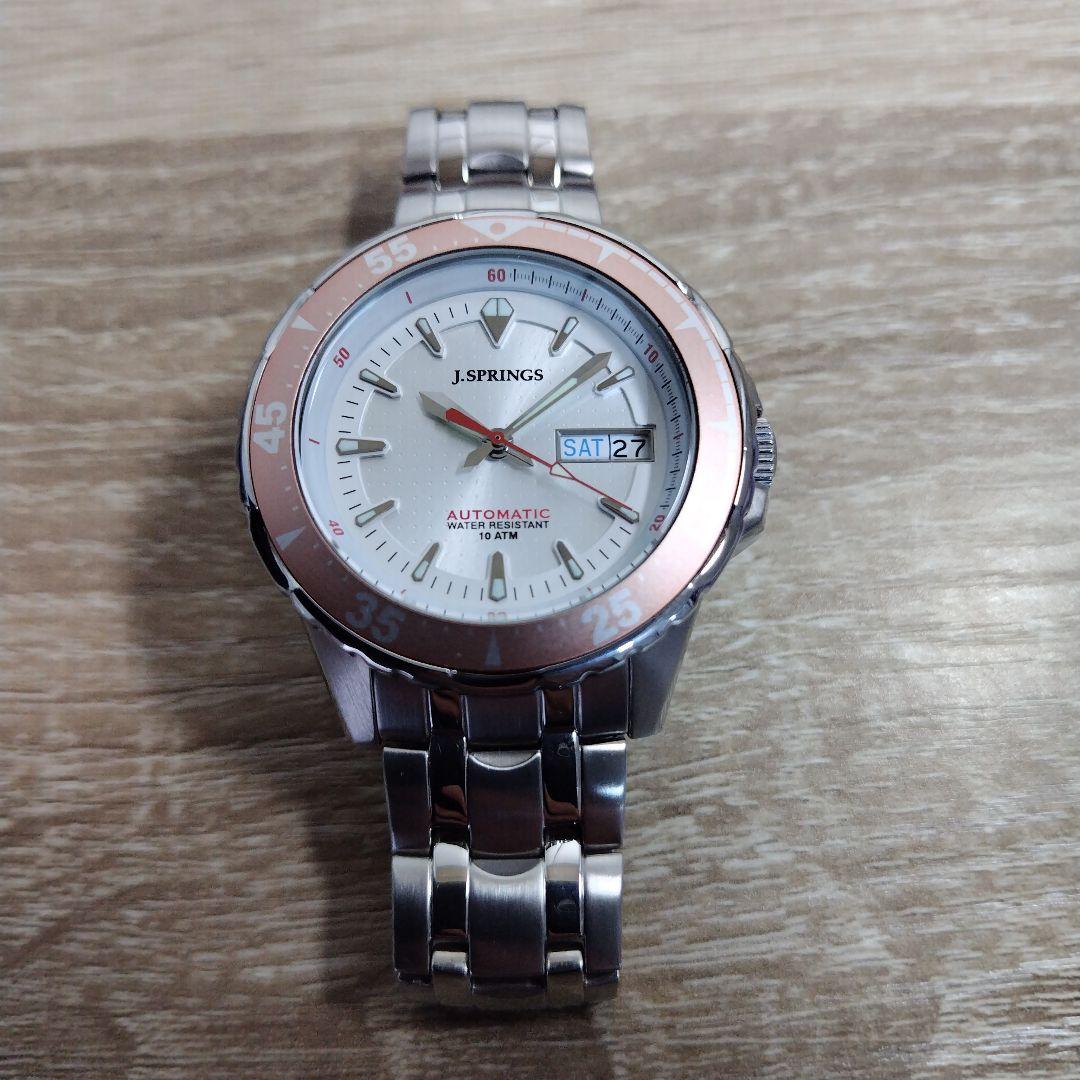 本日限り　Seikoグループ J-Springs ダイバー風 自動巻
