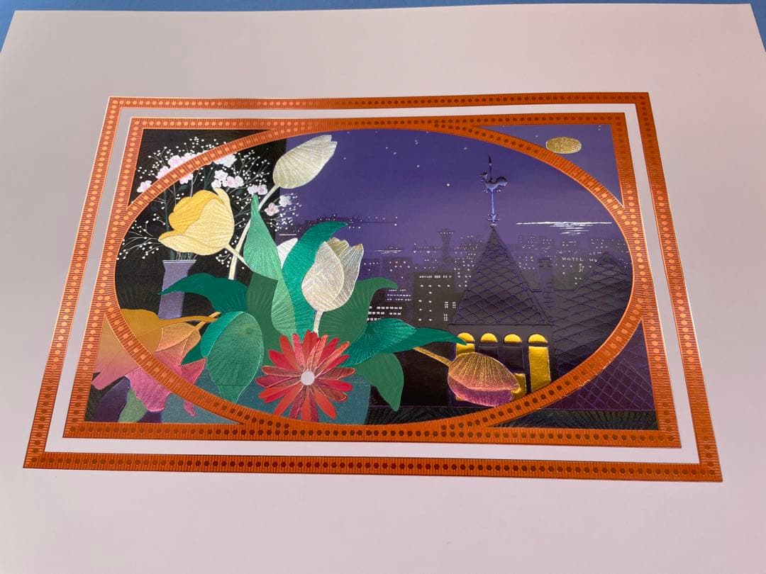 箔押し　カレンダー　12ヶ月　絵柄　48点