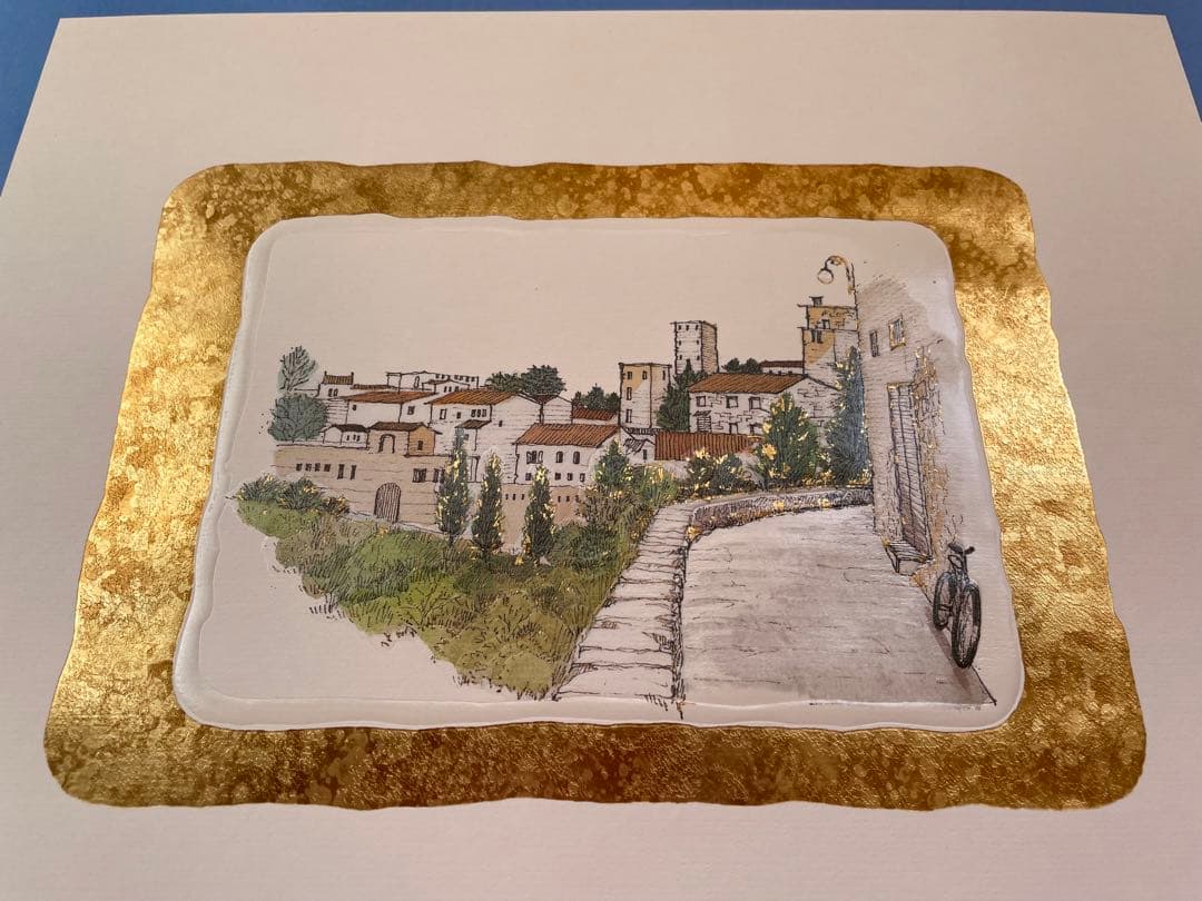 箔押し　カレンダー　12ヶ月　絵柄　48点