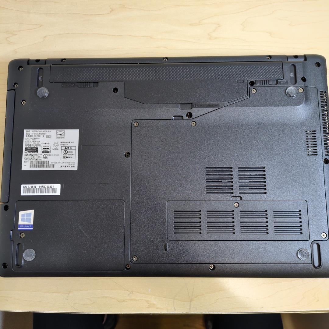 富士通【SSD256GB】【Core i3】【メモリ16GB】M625