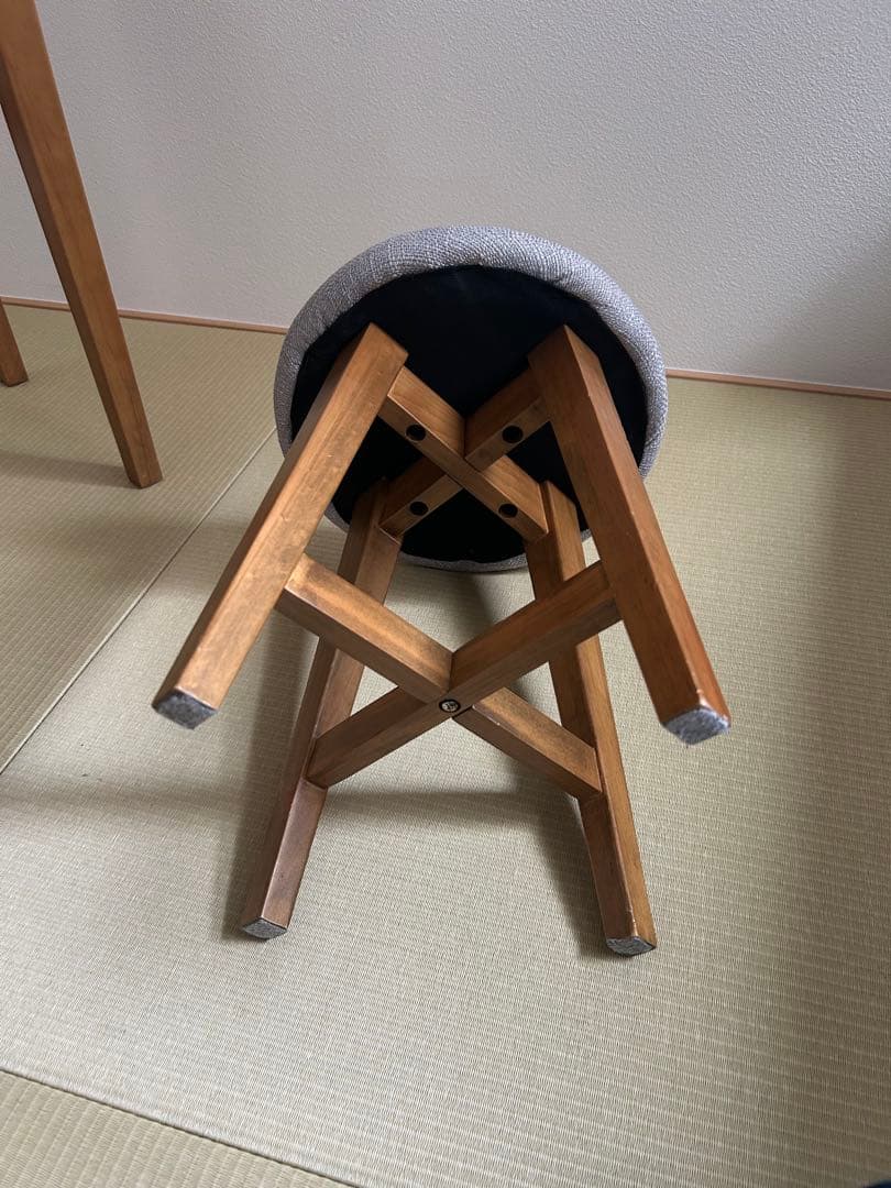 studio CLIP スタジオクリップ　ドレッサー　スツール　オーク材