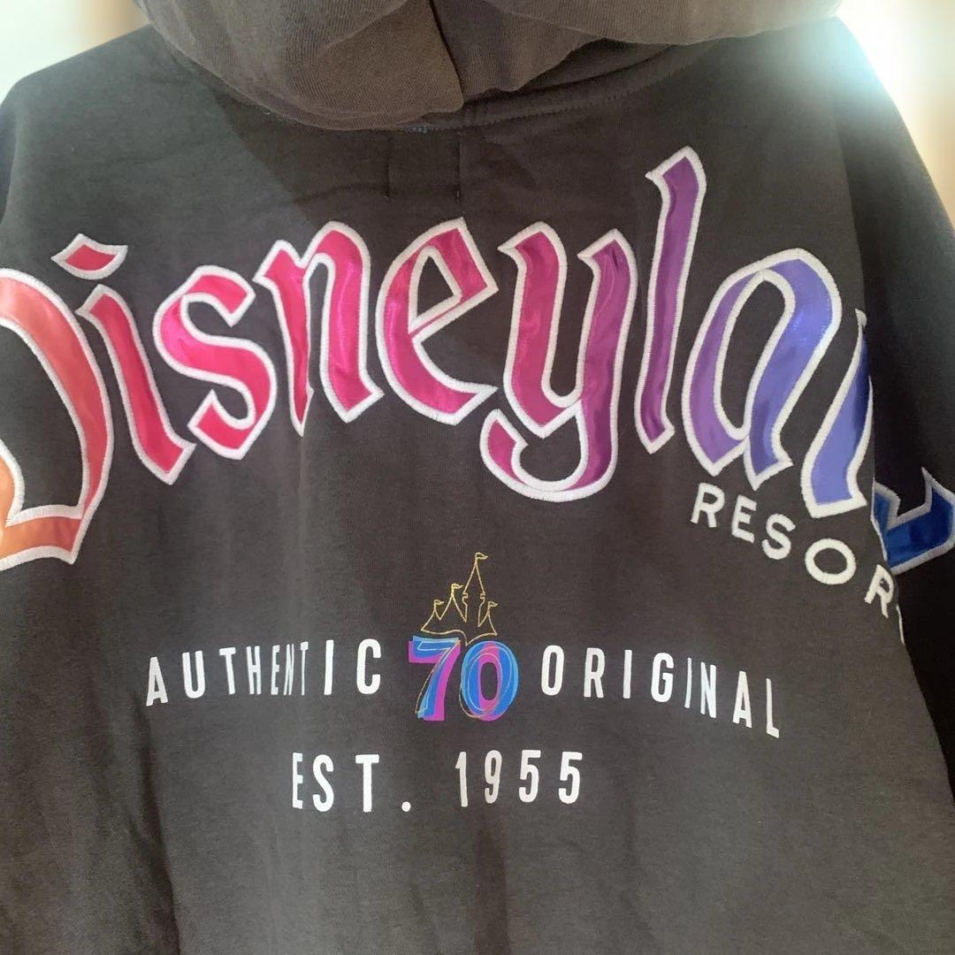 ディズニーランド70周年記念フルジップパーカー2xl
