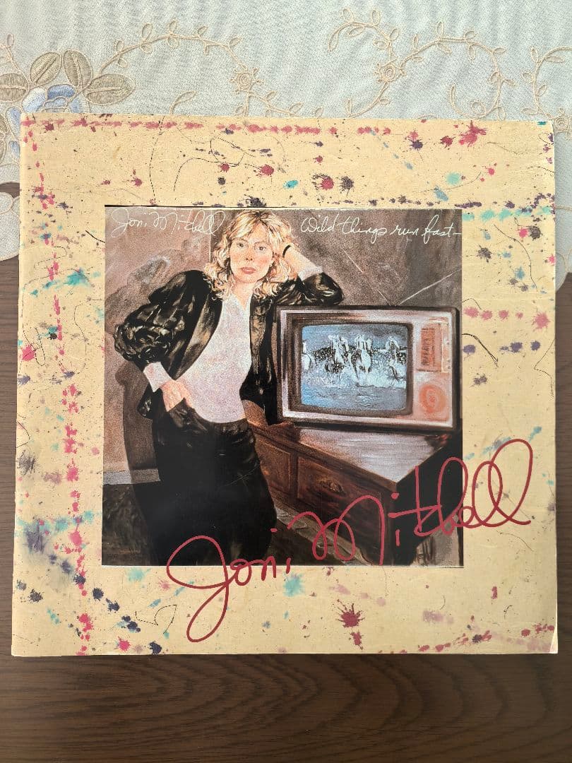 ミュージシャン Joni Mitchell Live1983 Concert Phamphlet