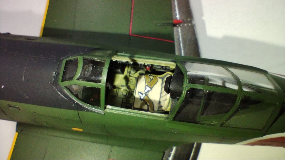 プラモデル完成機　1/48　中島　四式戦闘機　疾風