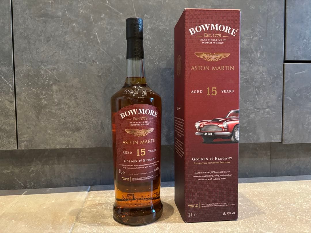 【即日発送】Bowmore 15年 アストンマーチン 1L