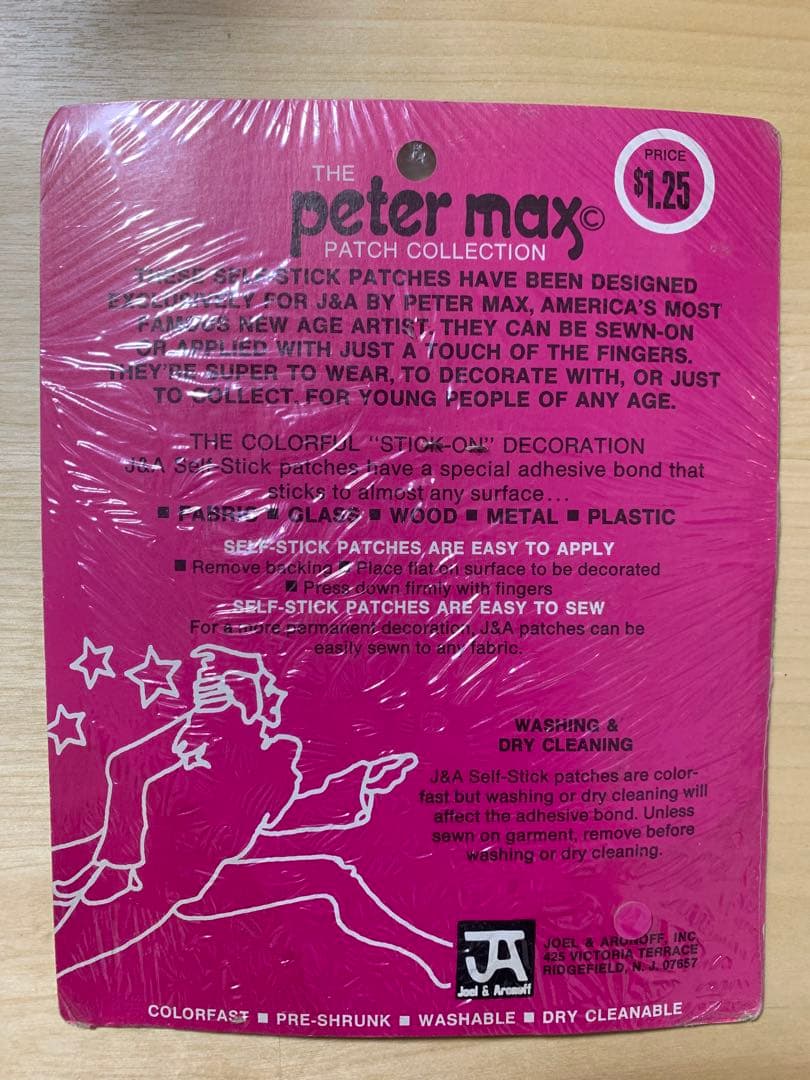 Peter Max ピーターマックス　LOVE ワッペン　USA製　ビンテージ