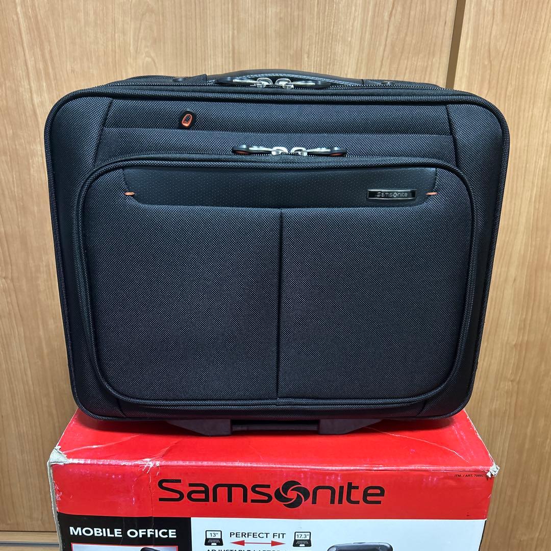 値下げ【極品】サムソナイト モバイルオフィス ビジネスバッグ （キャリーケース）