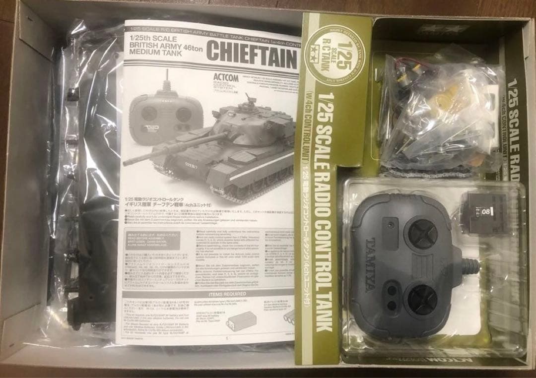 タミヤ RC ラジコン　1/25 チーフテン　CHIEFTAIN
