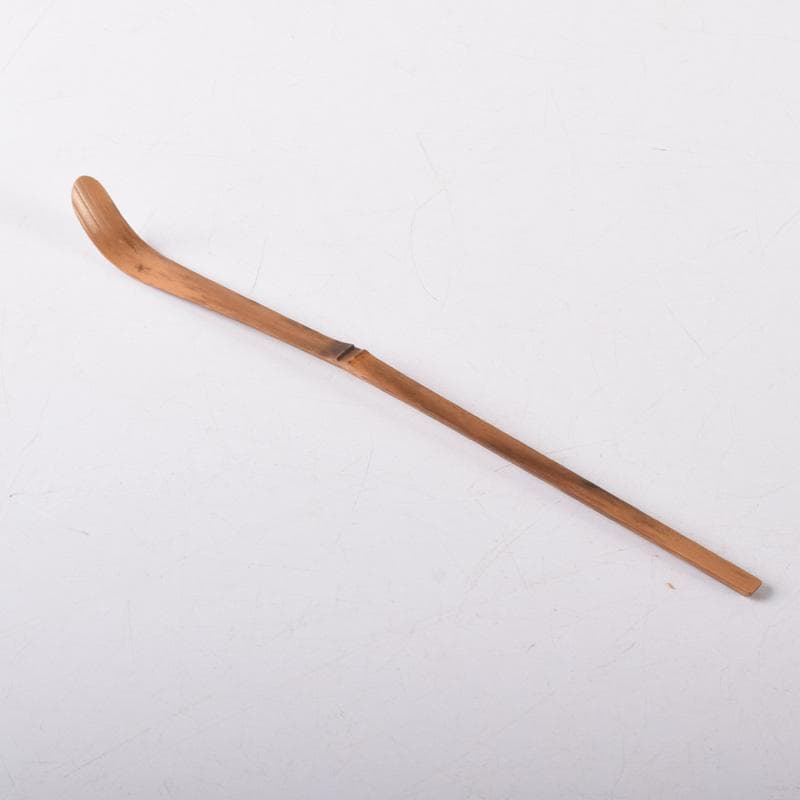 茶道具　淡完下削　茶杓　銘「若草」　三玄院　長谷川寛州書付　共筒共箱　V7303