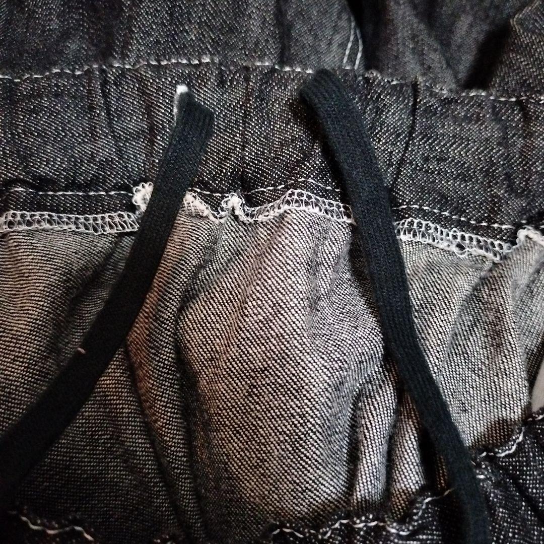 BLACKCOMMEdesGARCONS ブラックデニムサルエルパンツ