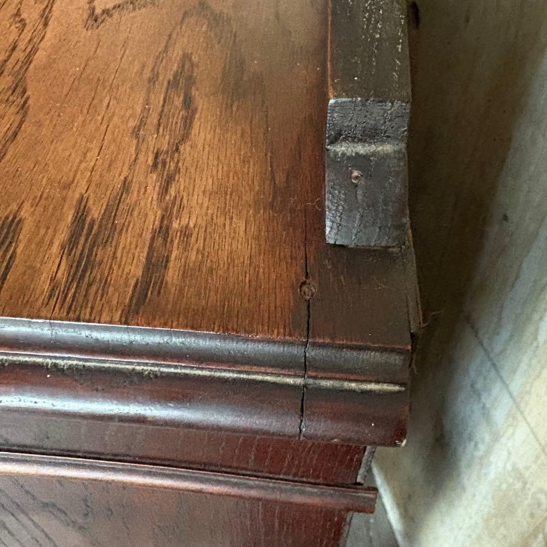 英国アンティーク　ヴィンテージ ブックシェルフ　猫脚キャビネット　クラシック