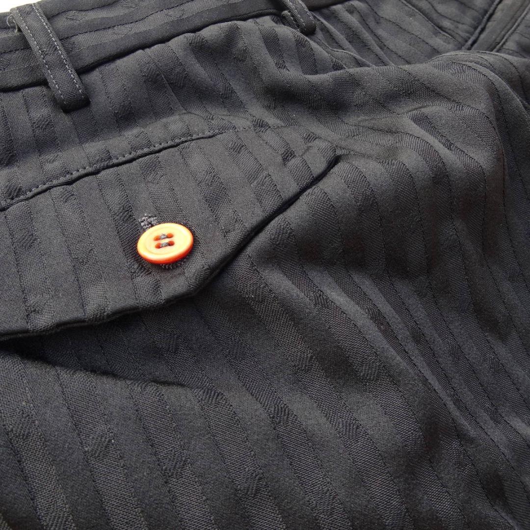 2016コムデギャルソンオムプリュスクロップドパンツ縮絨柄 ハトメスタッズXS