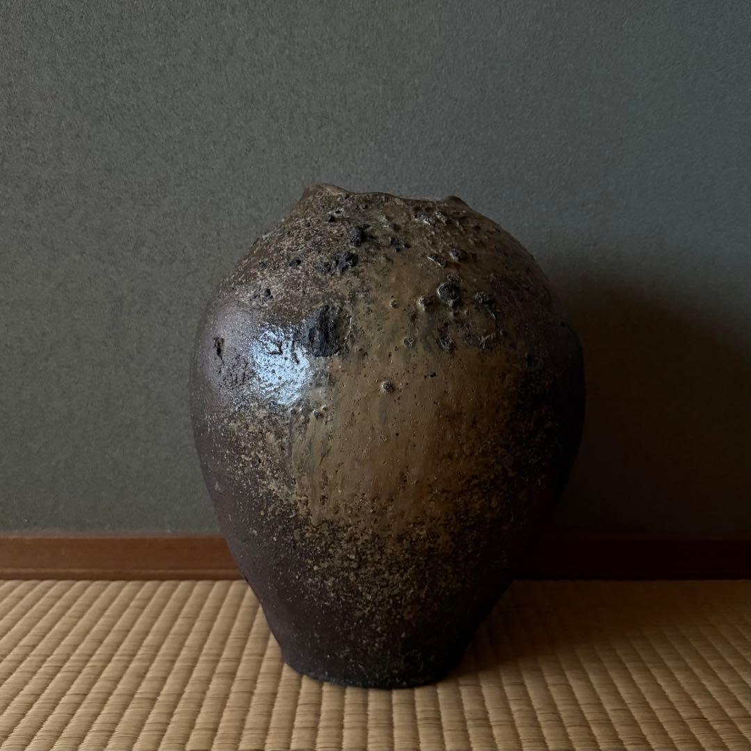 古常滑 壺 大壺 桃山時代 自然釉 古美術 骨董 古信楽 古丹波 古備前 古瀬戸
