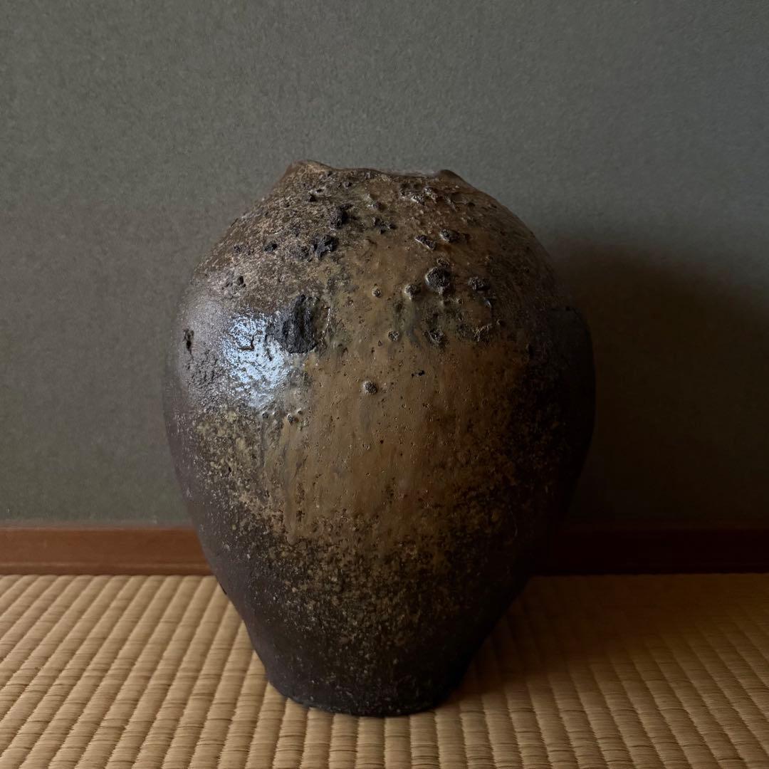 古常滑 壺 大壺 桃山時代 自然釉 古美術 骨董 古信楽 古丹波 古備前 古瀬戸